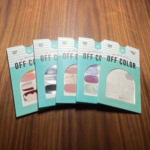 Off Color Gel Stick On Nails - Set of Five